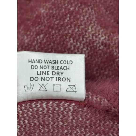 Christmas Sweater Jumper Women Sz M Red Reindeer Print Fuzzy Cozy Buttery Soft - Picture 9 of 11